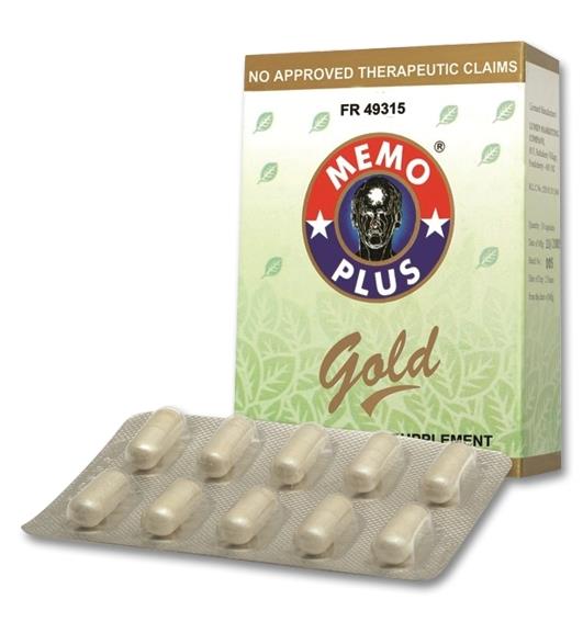 Buy Memo plus gold bacopa monniera extract 125mg capsule 1's online with  MedsGo. Price - from ₱14.00
